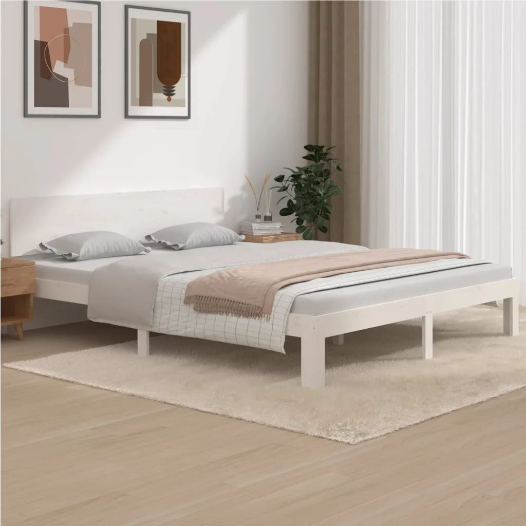 Bettgestell Bettrahmen Doppelbett Massivholz Kiefer 160 x 200 cm 