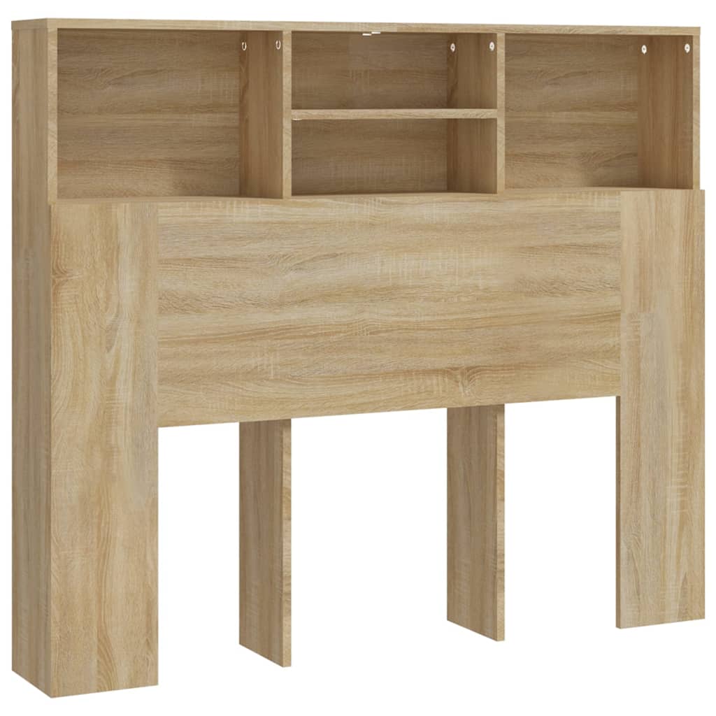 Kopfteilschrank Betthaupt Regal Sonoma-Eiche 120 x 19 x 103,5 cm