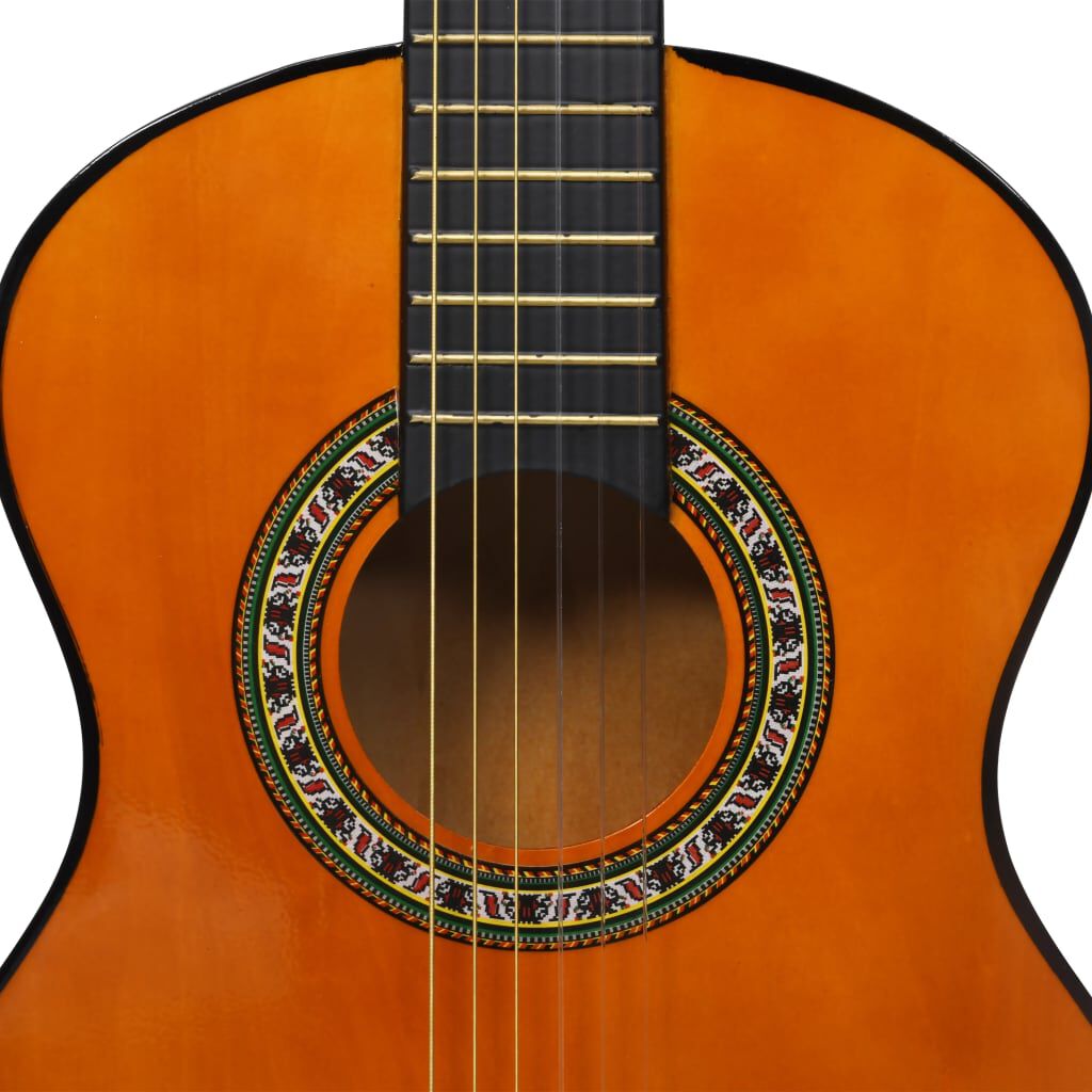Anfänger Gitarre Gitarrenset 34 Zoll Klassikgitarre mit 8 Zubehörteilen