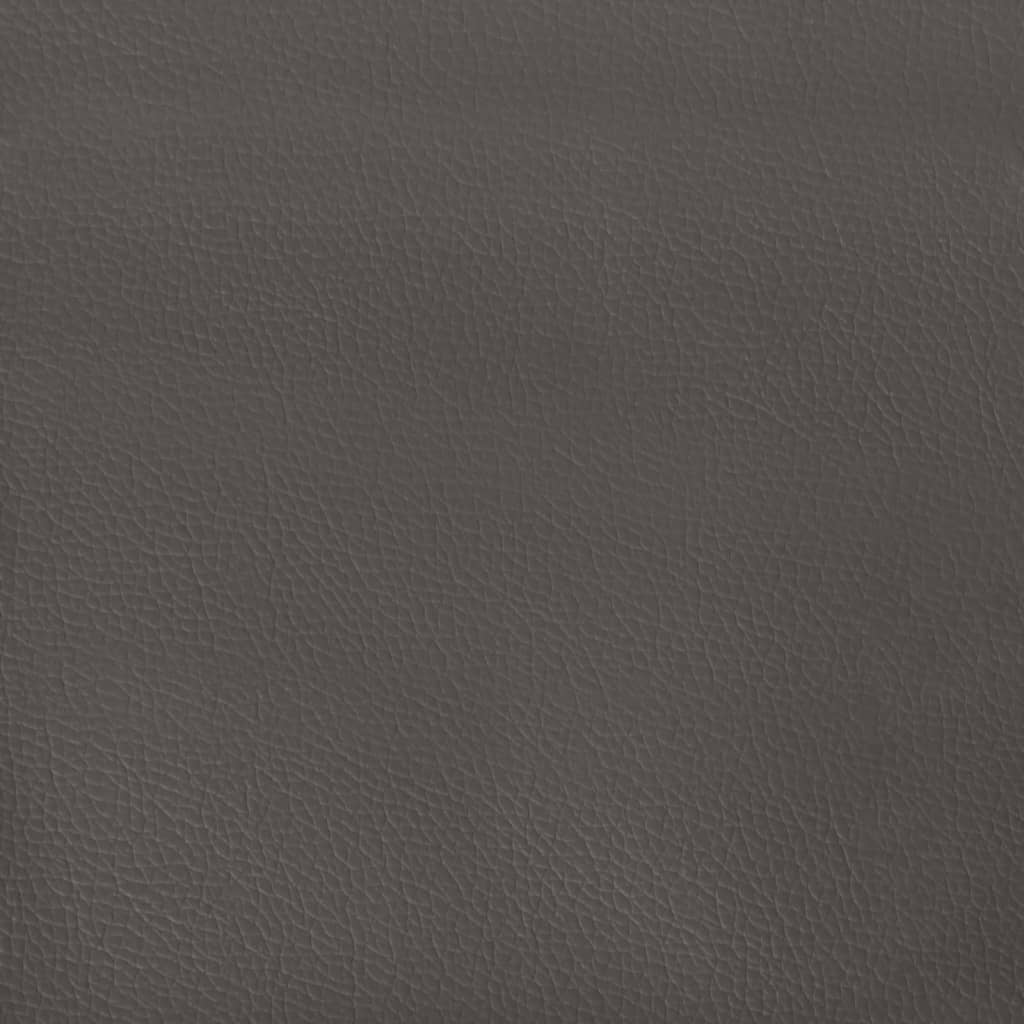 Kopfteile Kunstleder Grau 2  Stück 90x5x78/88 cm Elegantes Design Robust Leicht zu montieren