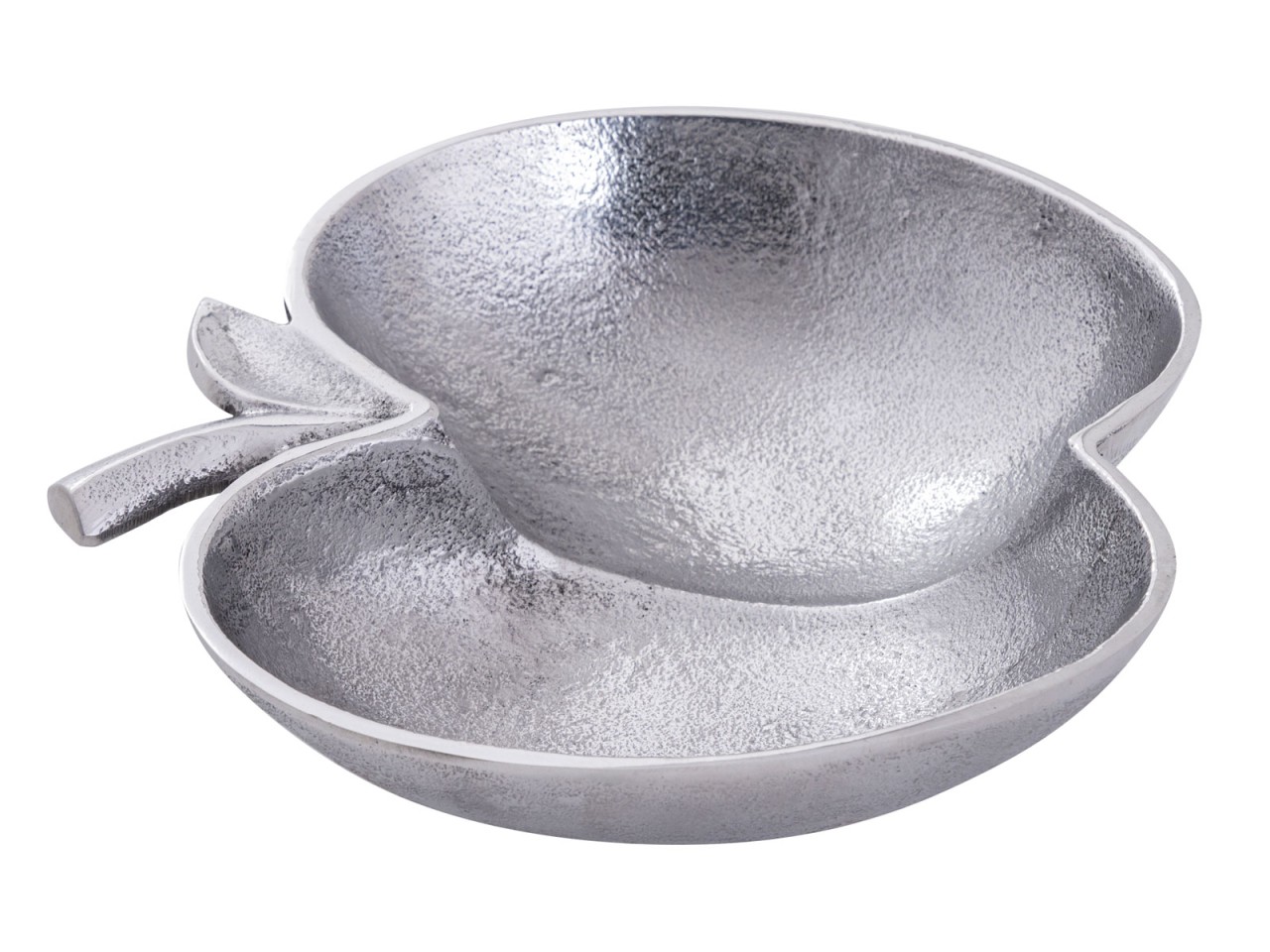 Apfel Schale Dekoschale Masterbox 12-teilig Apple gold o. silber Aluminium