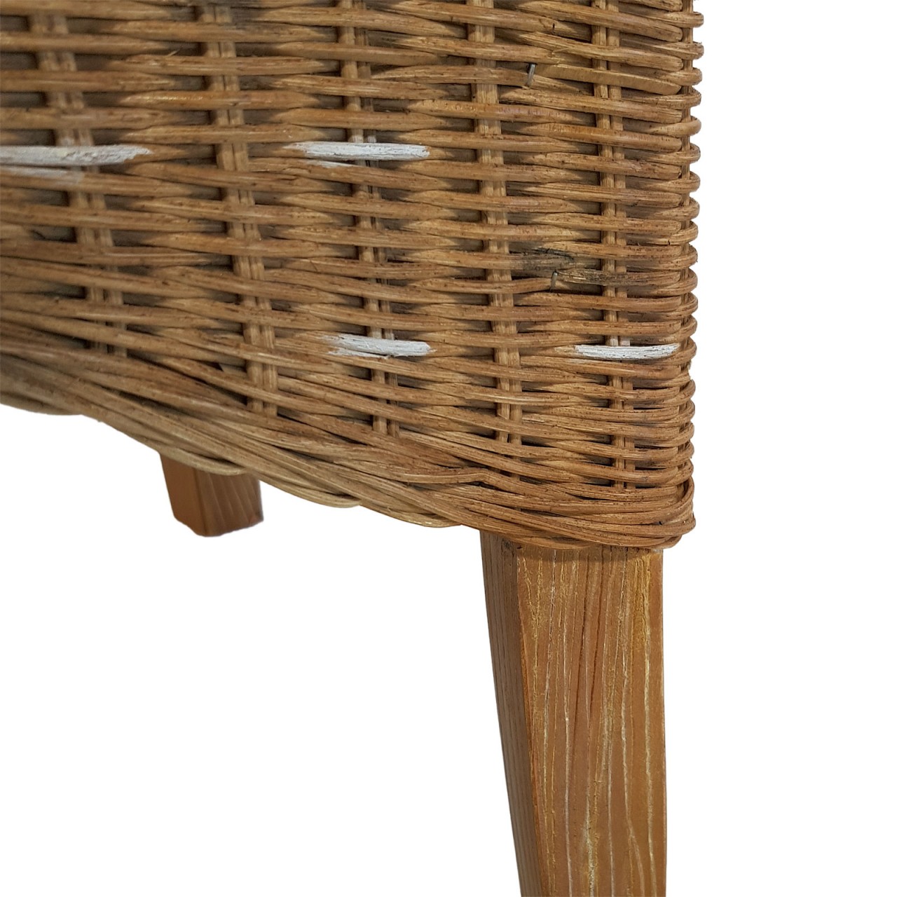 Esszimmer Stühle Set 4 Stück Rattanstühle Esstisch Stühle Perth braun Korbstühle
