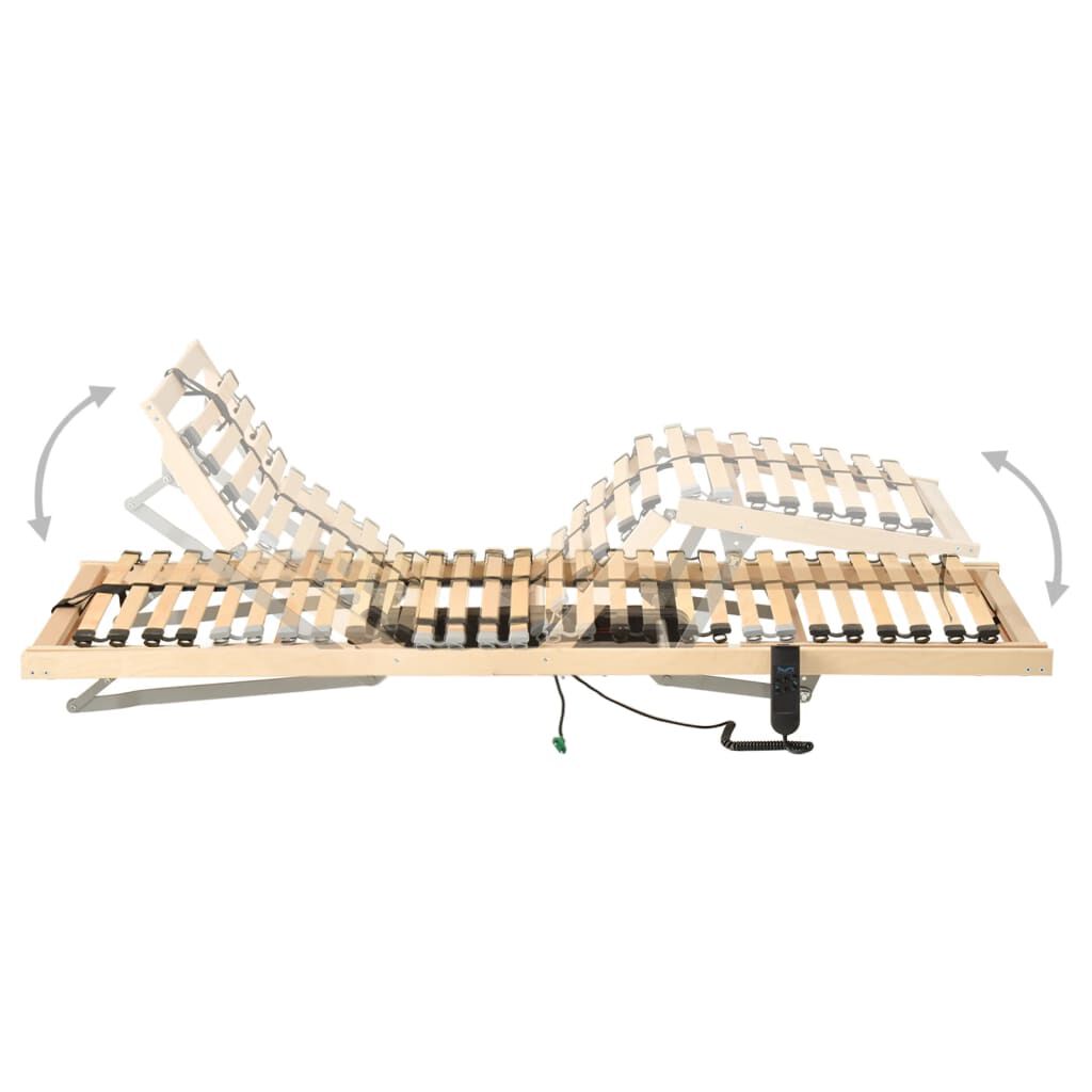 Elektrischer Lattenrost 80x200 cm 7 Zonen mit 28 Latten motorisiert verstellbar