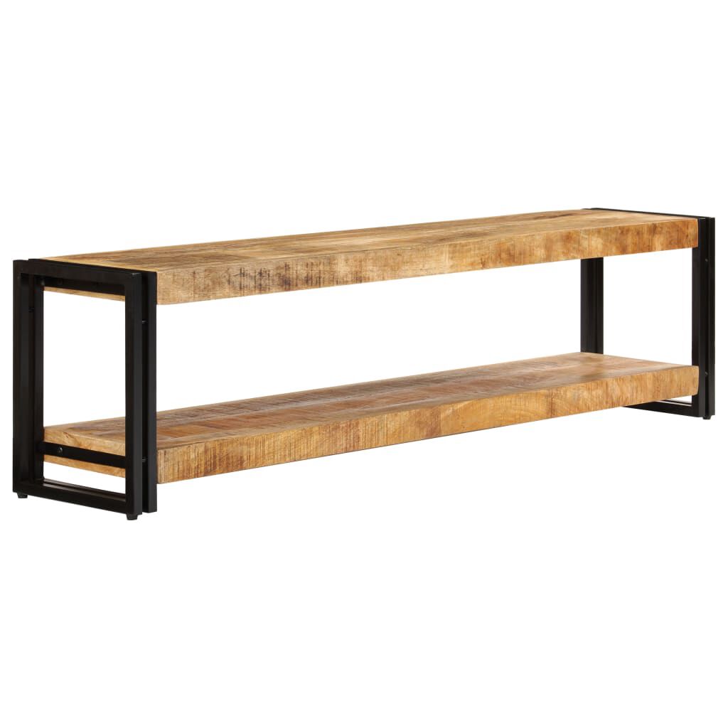 TV-Schrank aus Mango Massivholz 150 x 30 x 40 cm mit Stauraum modern