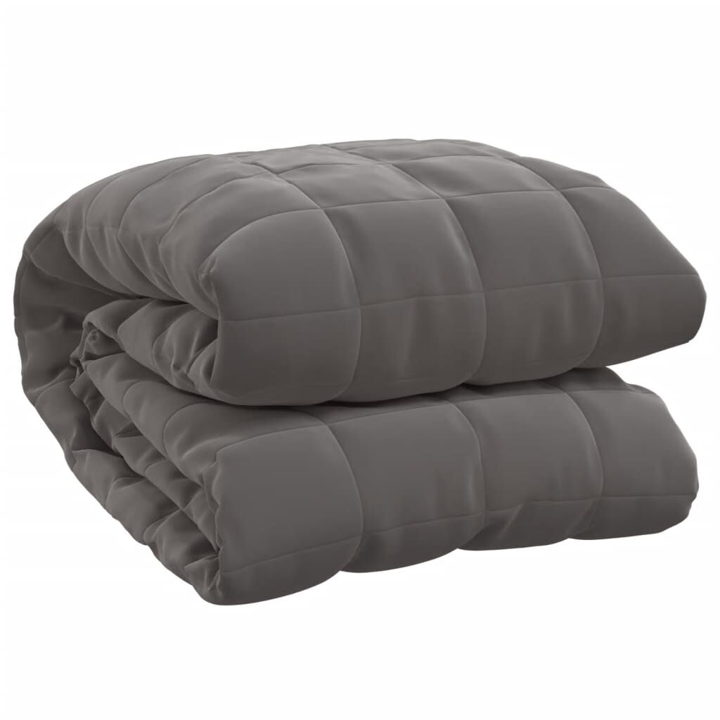 Gewichtsdecke Therapiedecke Grau 155x220cm 11 kg Stoff