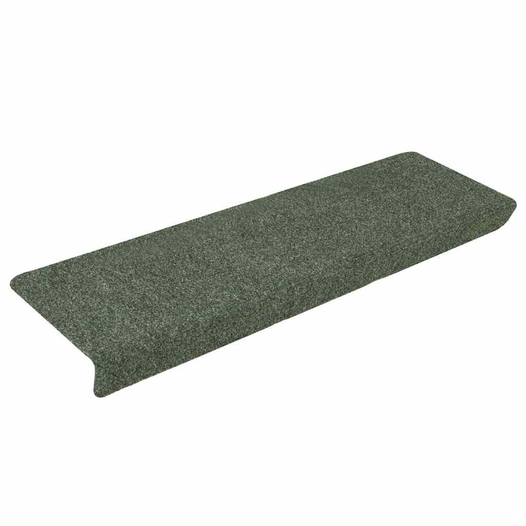 Treppenmatten 15 Stk. Nadelvlies 65x21x4 cm Braun