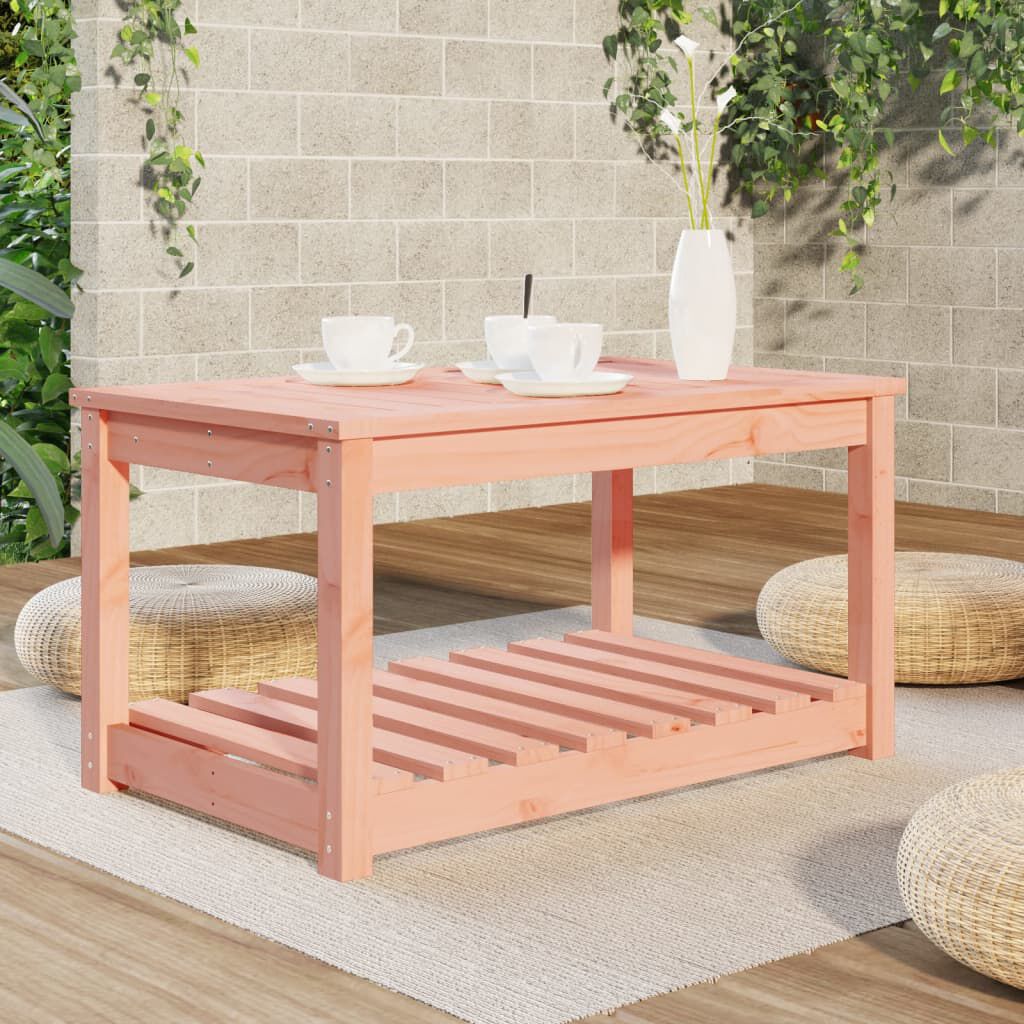 Gartentisch aus Douglasie Massivholz 82x50x45 cm wetterfest und robust Garten 