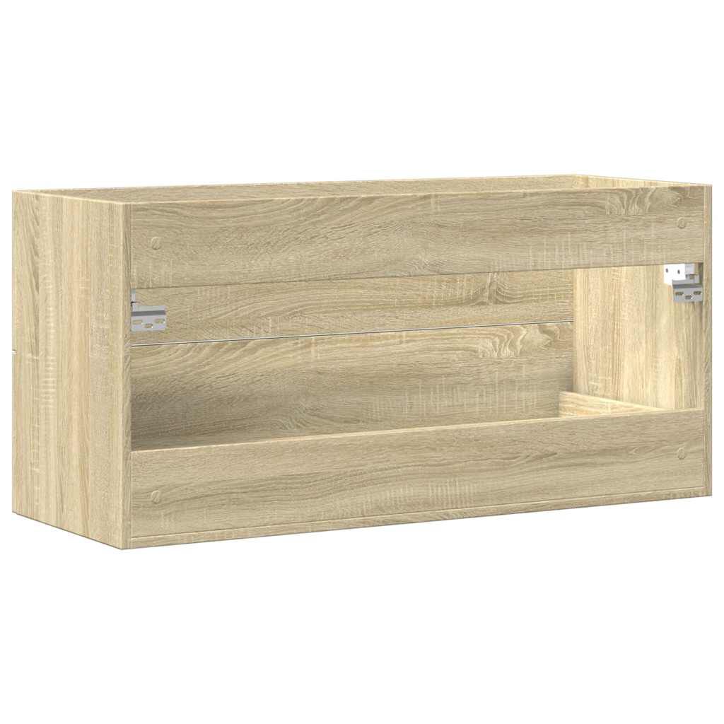 Waschbeckenunterschrank 100 x 38,5 x 48 cm Sonoma-Eiche modern