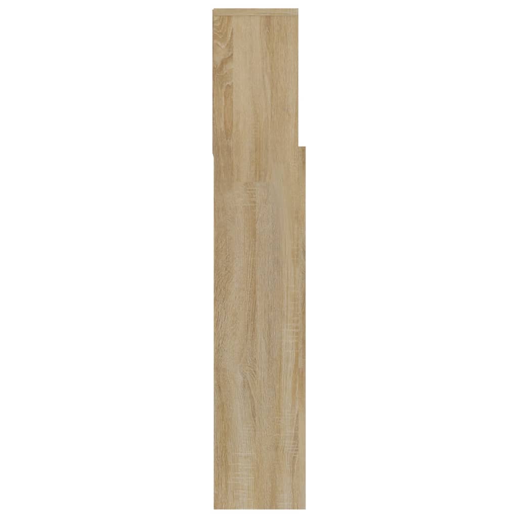 Kopfteilschrank Betthaupt Regal Sonoma-Eiche 120 x 19 x 103,5 cm