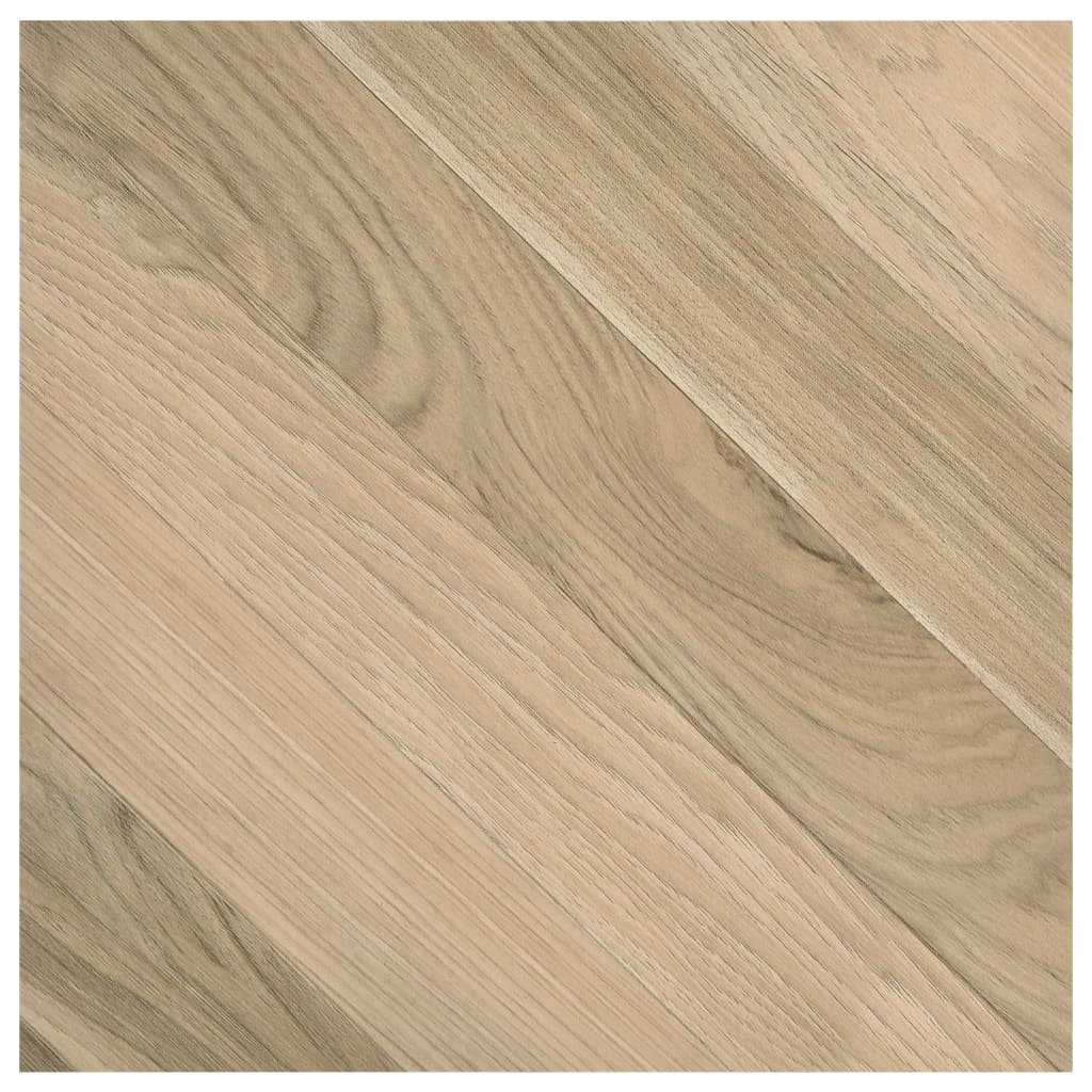 PVC-Fliesen Selbstklebend 55 Stk. 5,11 m² Braun Gestreift  Pflegeleicht modern
