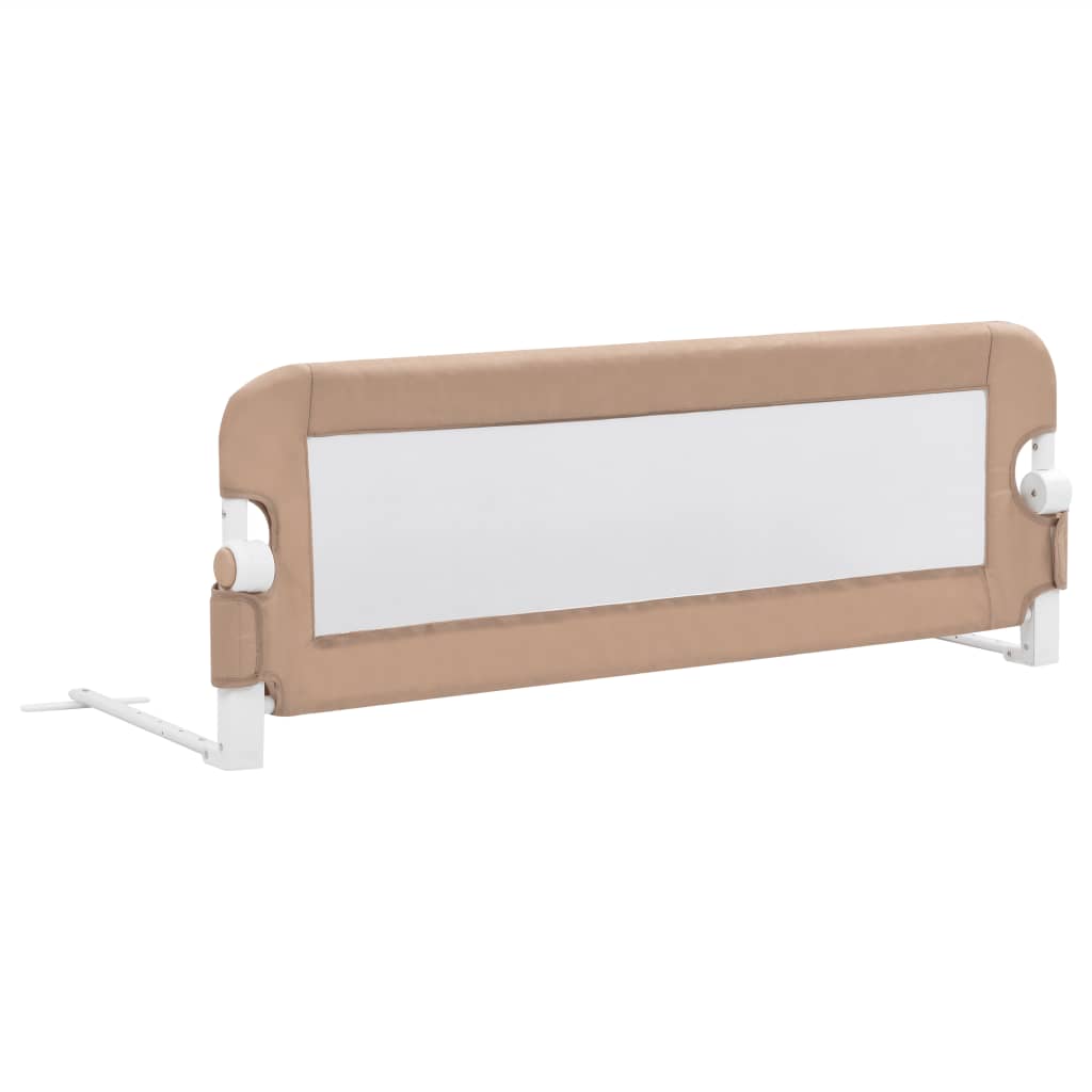 Kleinkind-Sicherheitsbettgitter Taupe 120x42cm Polyester Kleinkind-Sicherheitsbettgitter Taupe 120x42cm Polyester