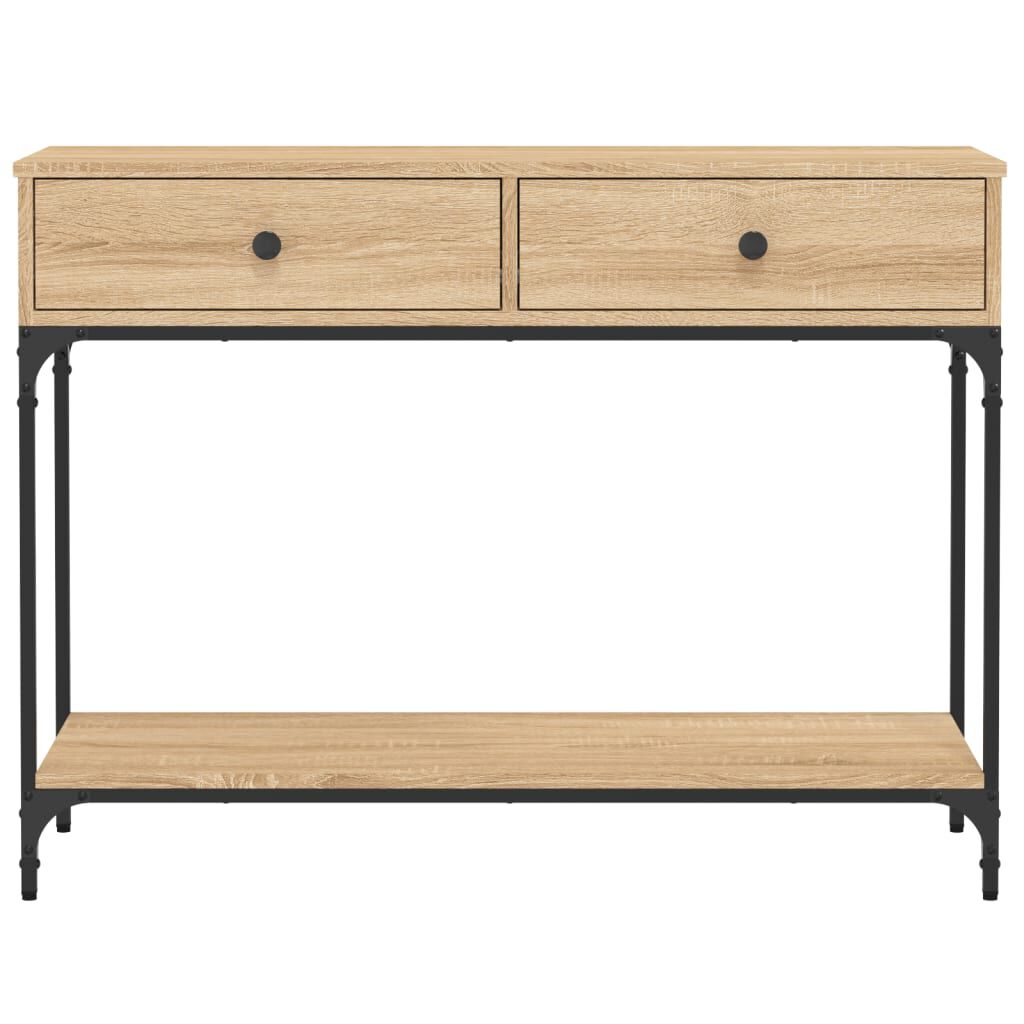 Konsolentisch Sonoma-Eiche 100x34,5x75 cm Holzwerkstoff