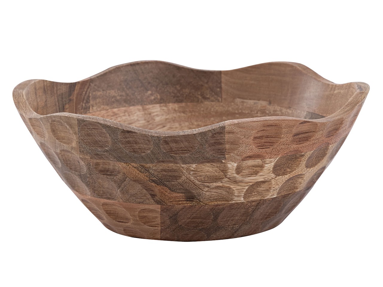 Dekoschale Holzschale ø25 o. 30cm H6cm rund Origin schlicht Mangoholz massiv