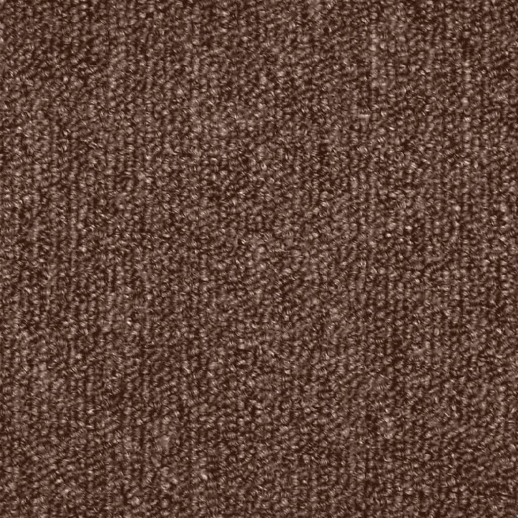 Treppenmatten 15 Stk. Braun 65x24x4 cm