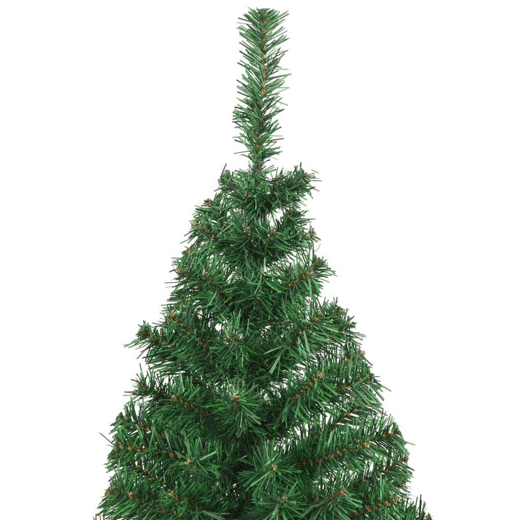 Künstlicher Weihnachtsbaum mit dicken Ästen Grün 210cm PVC Festlich Naturgetreu