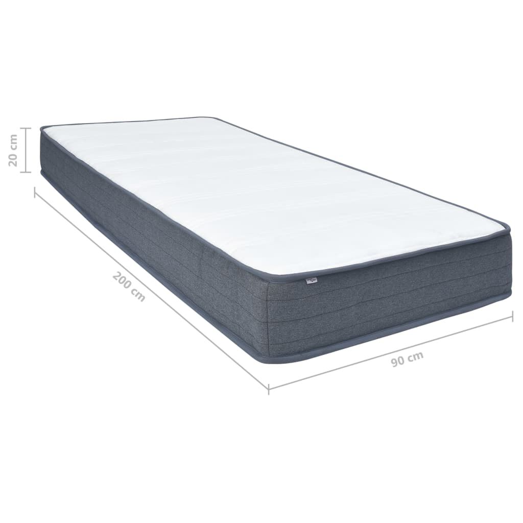 Boxspringbett Matratze 200x90x20cm Ersatzmatratze 