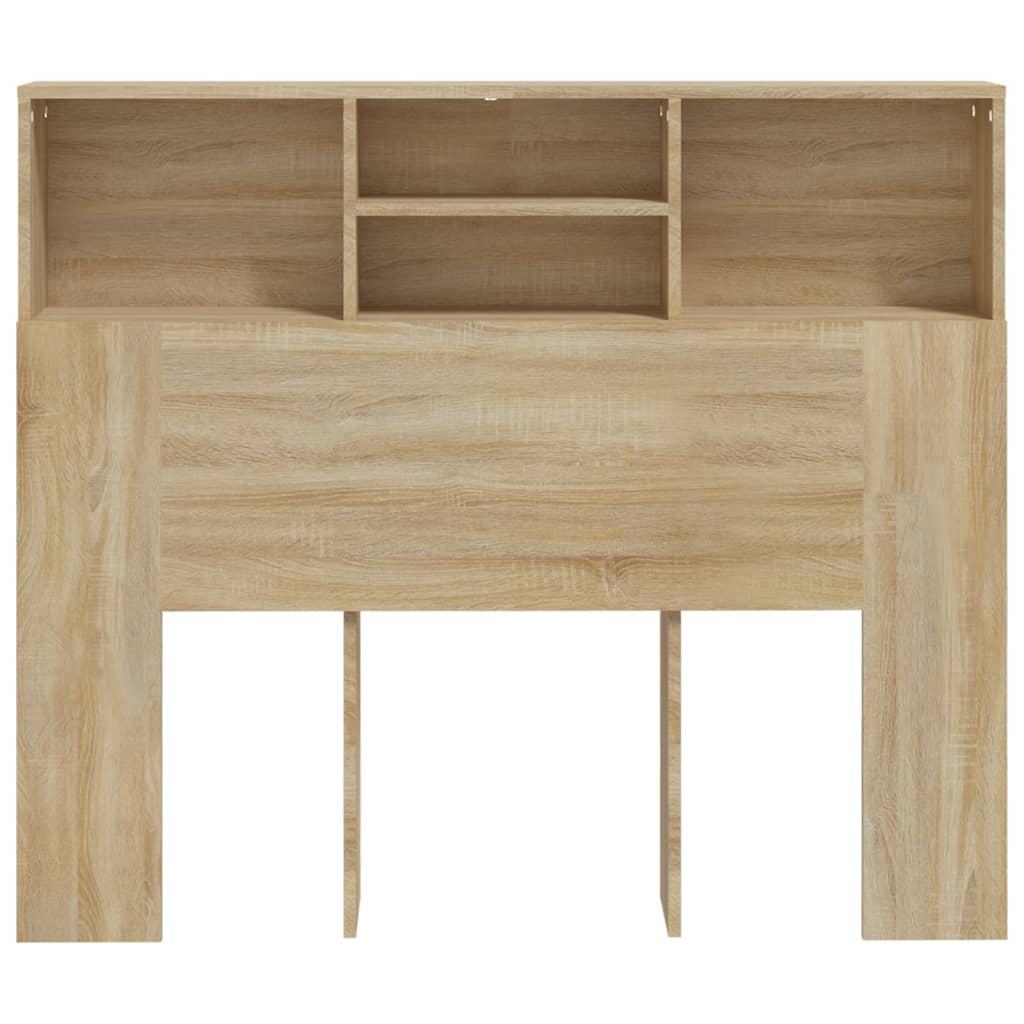 Kopfteilschrank Betthaupt Regal Sonoma-Eiche 120 x 19 x 103,5 cm