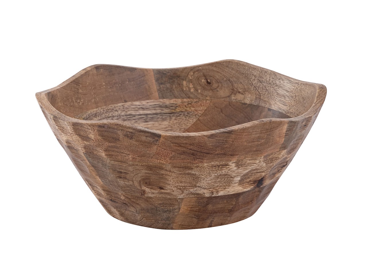 Dekoschale Masterbox 8-teilig Holzschale ø25 o. 30cm H6cm rund Origin Mangoholz massiv