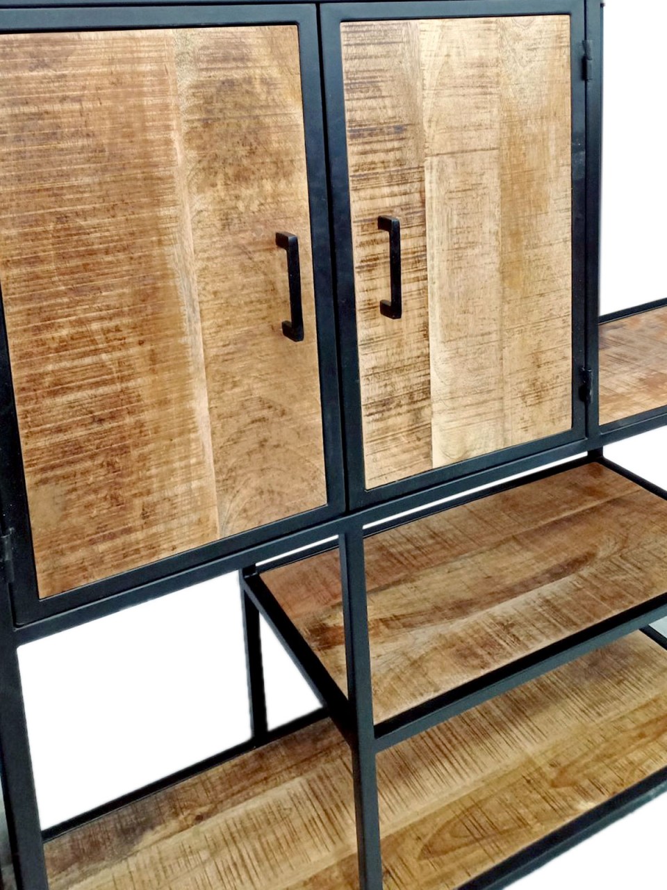 Bücherregal Regal Schrankfach 100x193x36cm Liverpool Metall-Gestell Bücherregal Regal Schrankfach 100x193x36cm Liverpool Metall-Gestell