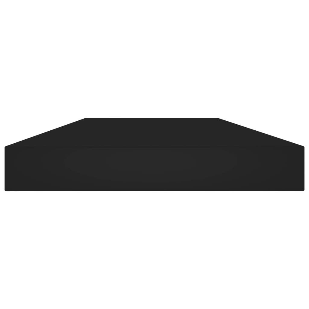 Bücherregalbretter Wandregal Regalbrett Aufbewahrung Dekoregal 4 Stk. Schwarz 40x40x1,5cm Modern