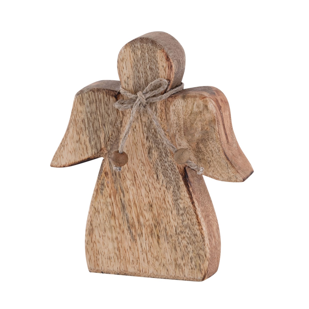 Dekofigur Engel Holzfigur 15x13cm Glücksengel Weihnachtsdekoration Mangoholz Dekofigur Engel Holzfigur 15x13cm Glücksengel Weihnachtsdekoration Mangoholz
