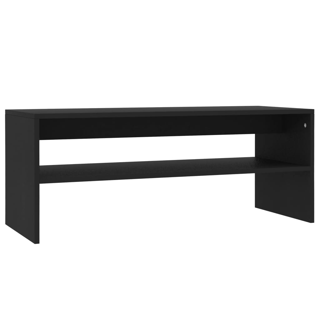 Couchtisch Wohnzimmertisch Beistelltisch Schwarz 100 x 40 x 40 cm
