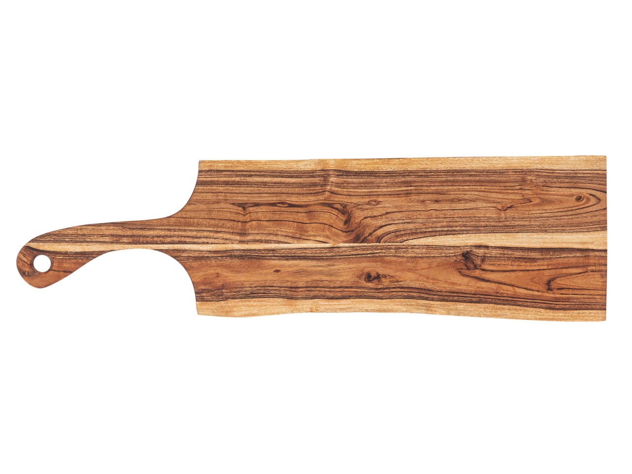 Servierbrett Holzbrett Masterbox 6-teilig Dekotablett Odin 70x20cm Dekobrett Akazie massiv