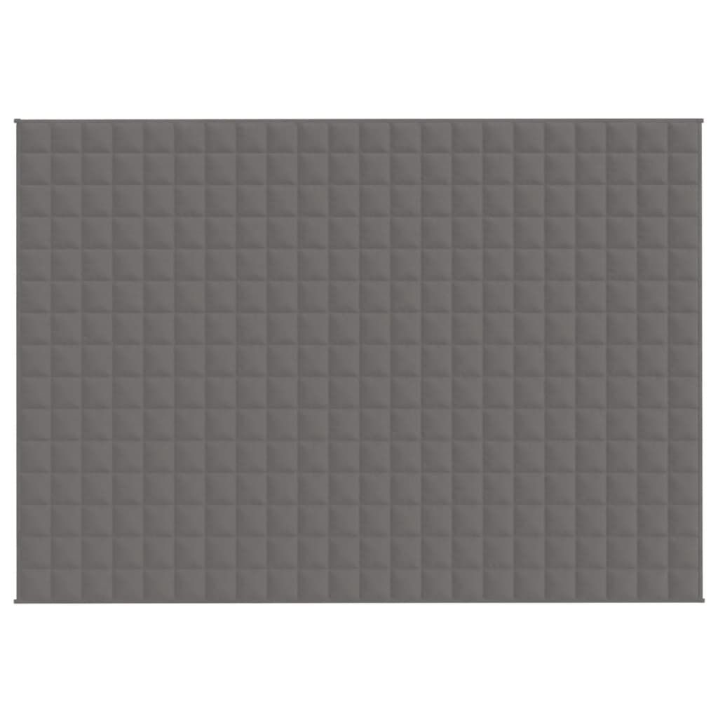Gewichtsdecke Therapiedecke Grau 155x220cm 11 kg Stoff