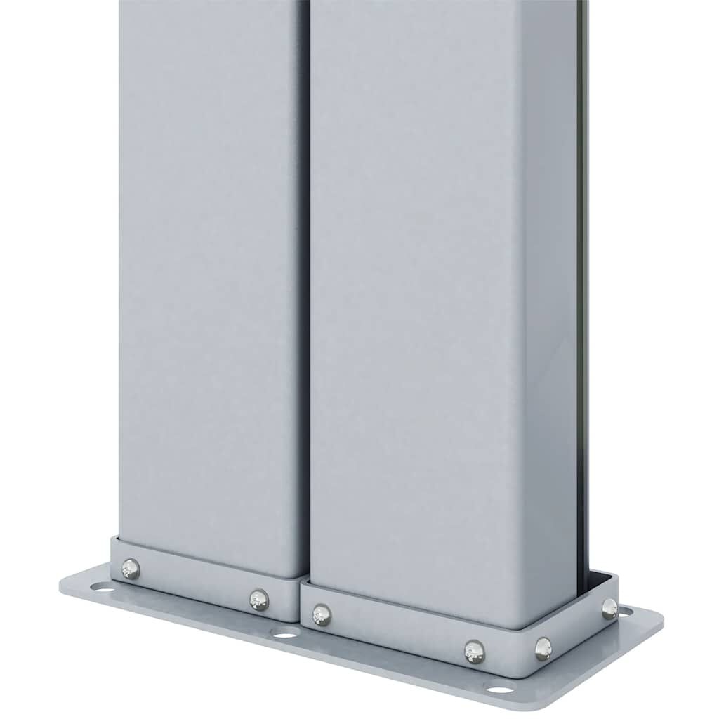 Seitenmarkise Ausziehbar Schwarz 220x600 cm