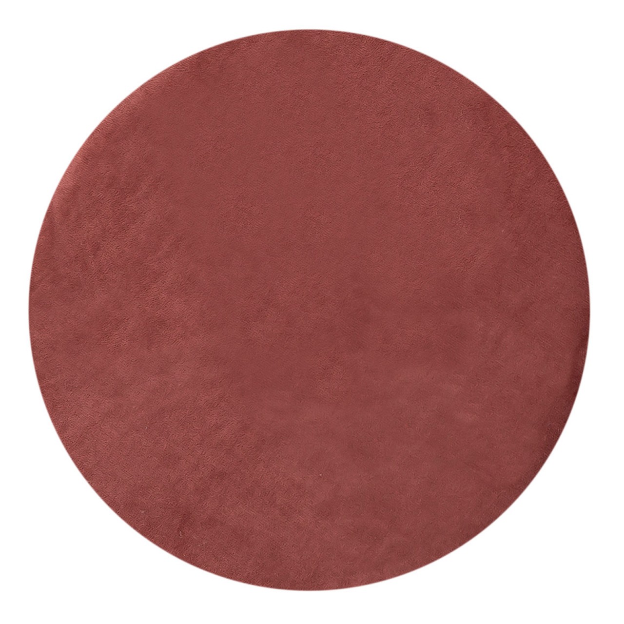 Samt Hocker 2. Wahl Sitzhocker Samt Pouf Ø 32 H 38 cm Sitzpouf Velour mit Füßen rose Eisen gold