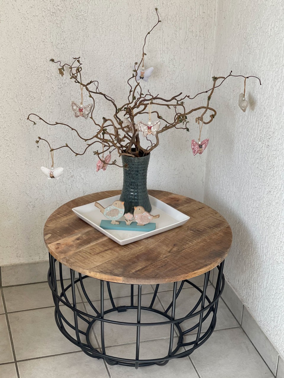Beistelltisch nachhaltig Couchtisch Wohnzimmer-Tisch rund Lexington ø 55 cm Metall Gestell massiv Beistelltisch nachhaltig Couchtisch Wohnzimmer-Tisch rund Lexington ø 55 cm Metall Gestell massiv