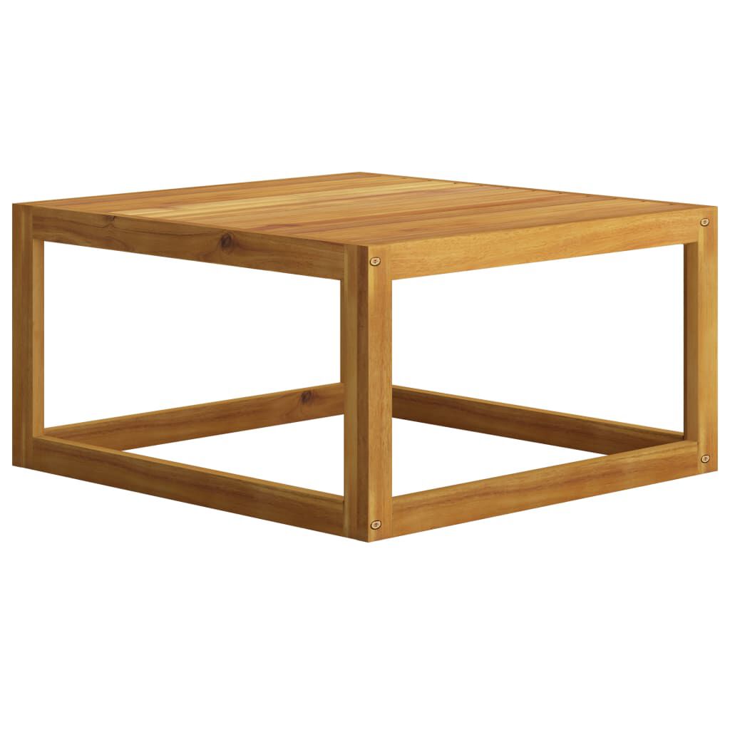 3-tlg. Garten-Lounge-Set mit Kissen Massivholz Akazie