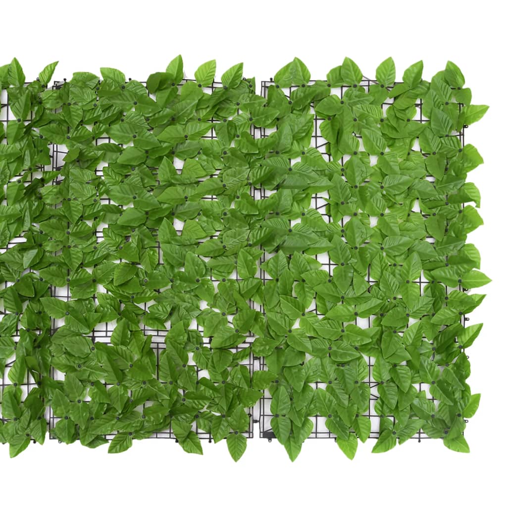 Sichtschutz für Balkon 500x100 cm mit grünen Blättern Privatsphäre Dekoration