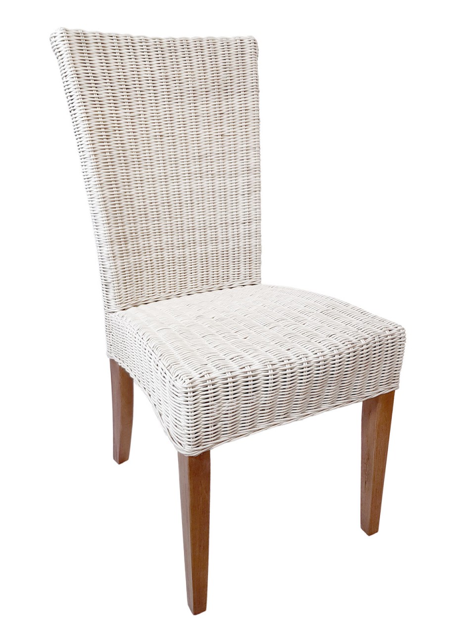 Esszimmer Stühle 6 Stück Rattanstühle Esstisch Stühle Wintergarten Cardine weiß