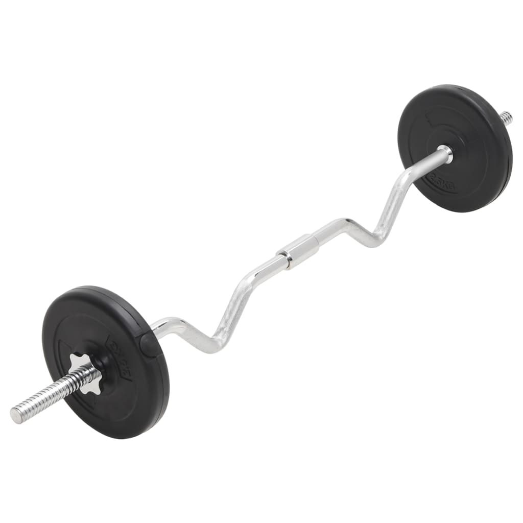 Hantelset Langhantel Kurzhantel 30 kg Fitness Hantelset Langhantel Kurzhantel 30 kg Fitness