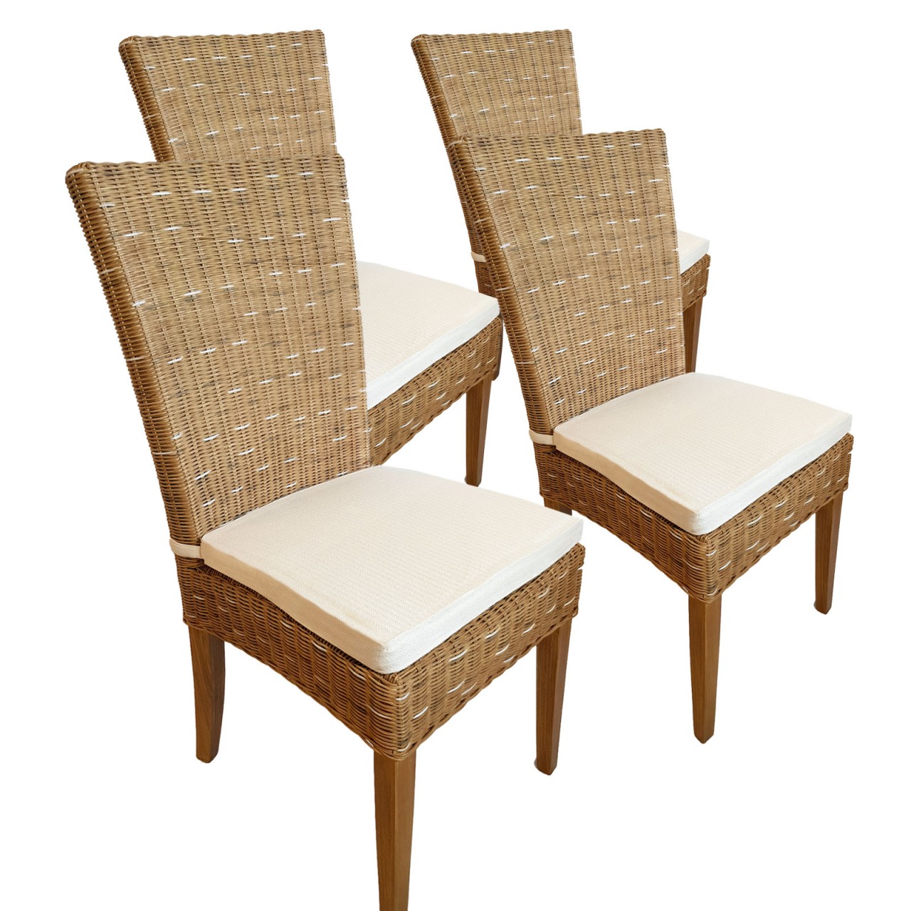 Esszimmer Stühle 4 Stück Rattanstühle Wintergarten Esstisch Stühle Korbstühle Cardine cappuccino Esszimmer Stühle 4 Stück Rattanstühle Wintergarten Esstisch Stühle Korbstühle Cardine cappuccino