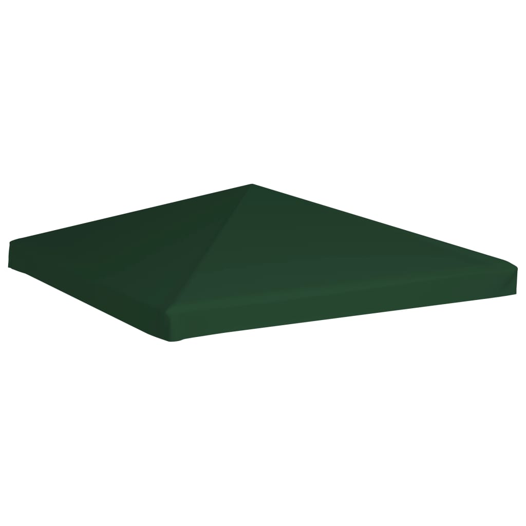 Pavillon Ersatzdach Grün 3x3 m Polyester PVC beschichtet Wasserbeständig