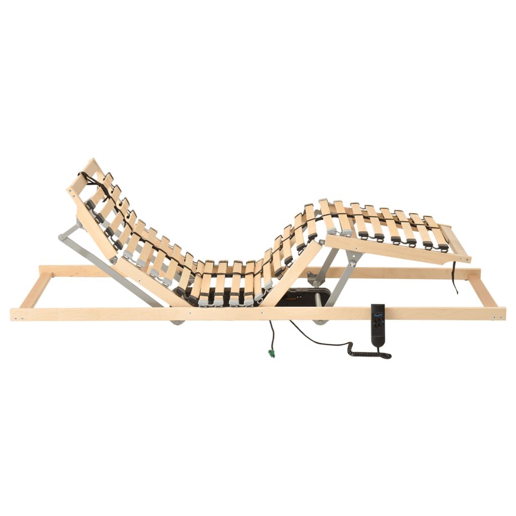 Elektrischer Lattenrost 80x200 cm 7 Zonen mit 28 Latten motorisiert verstellbar