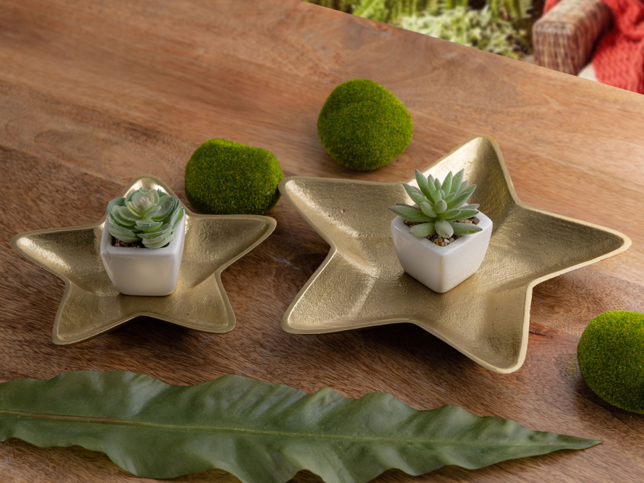 Dekoschalen Stern 12x 2er Set Masterbox Starlight gold o. silber Weihnachtsdeko Aluminium Dekoschalen Stern 12x 2er Set Masterbox Starlight gold o. silber Weihnachtsdeko Aluminium