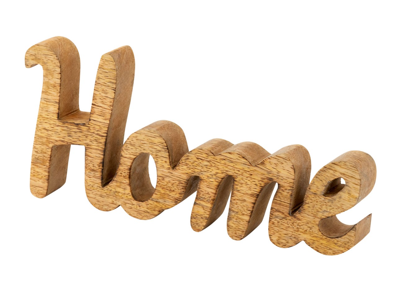 Holzfigur Schriftzug Home B28x12cm Masterbox 24 Stück Dekoschrift Mangoholz massiv Holzfigur Schriftzug Home B28x12cm Masterbox 24 Stück Dekoschrift Mangoholz massiv