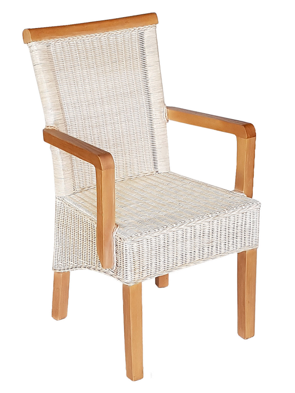 Esszimmer Stühle Set 2 Stück mit Armlehnen Rattanstühle weiß Perth Rattan Korbstühle nachhaltig Esszimmer Stühle Set 2 Stück mit Armlehnen Rattanstühle weiß Perth Rattan Korbstühle nachhaltig