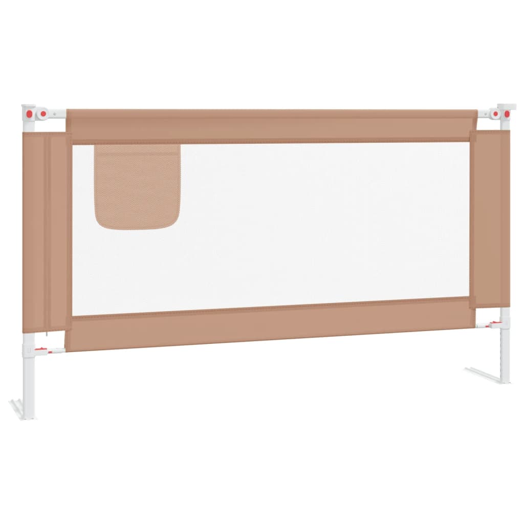 Kleinkind Sicherheitsbettgitter Dunkelgrau 150x25cm Stoff Kleinkind Sicherheitsbettgitter Dunkelgrau 150x25cm Stoff