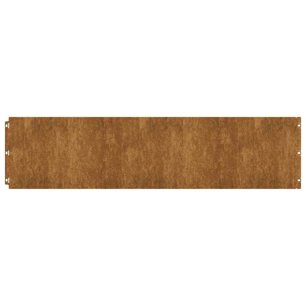 Rasenkanten 20 Stk. 25x103 cm Flexibel Wetterfester Stahl