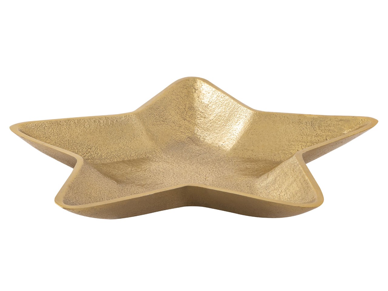 Dekoschalen Stern 2er Set Starlight gold o. silber Weihnachtsdeko Aluminium