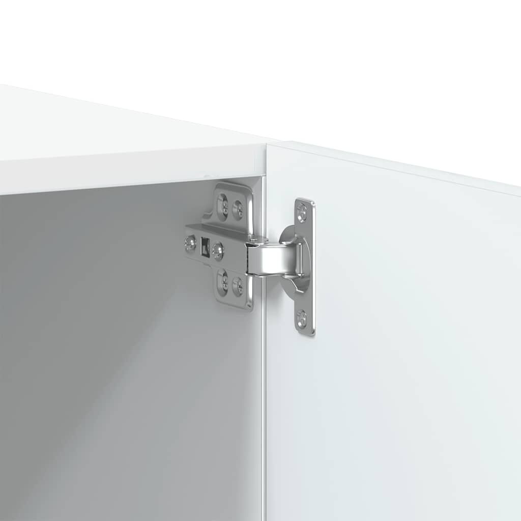 TV Board Schrank Weiß 100x35x40 cm ideal für Wohnzimmer und Multimedia