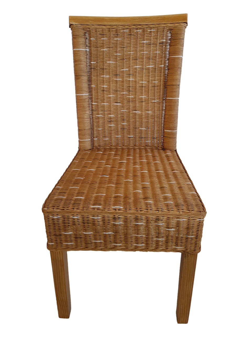 Esszimmer Stühle Set 4 Stück Rattanstühle Esstisch Stühle Perth braun Korbstühle