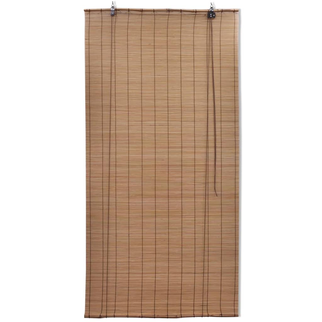 Bambusrollo Braun 100x160 cm Sichtschutz Fensterdeko Natürlich