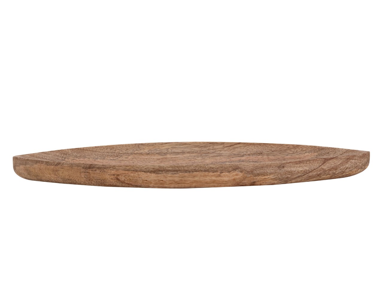 Dekoschale Holzschale B40xH3xT14cm Boot schiffförmig Mangoholz massiv
