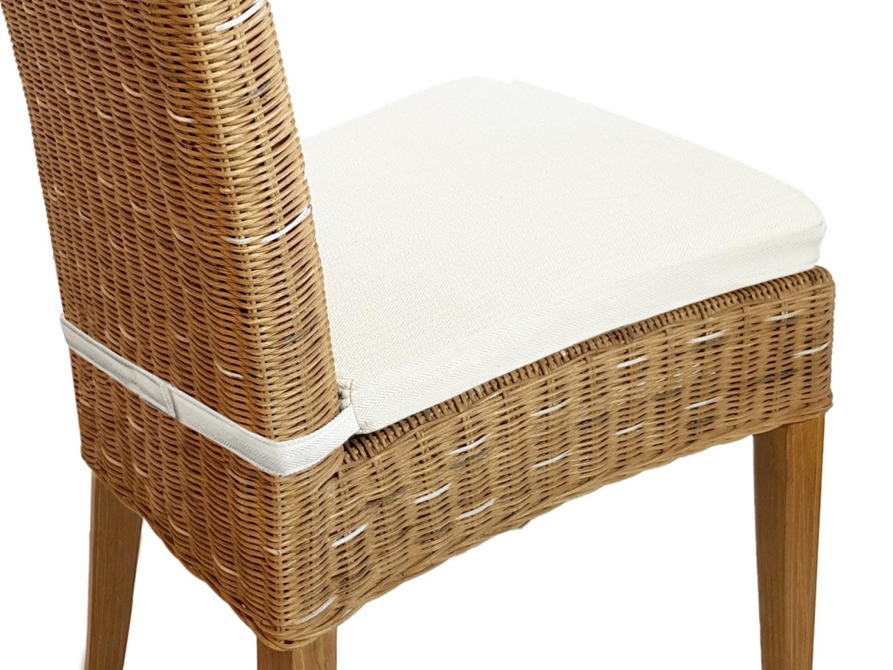 Esszimmer Stuhl Rattanstuhl Wintergarten Stuhl Korbstuhl nachhaltig Cardine cappuccino natur