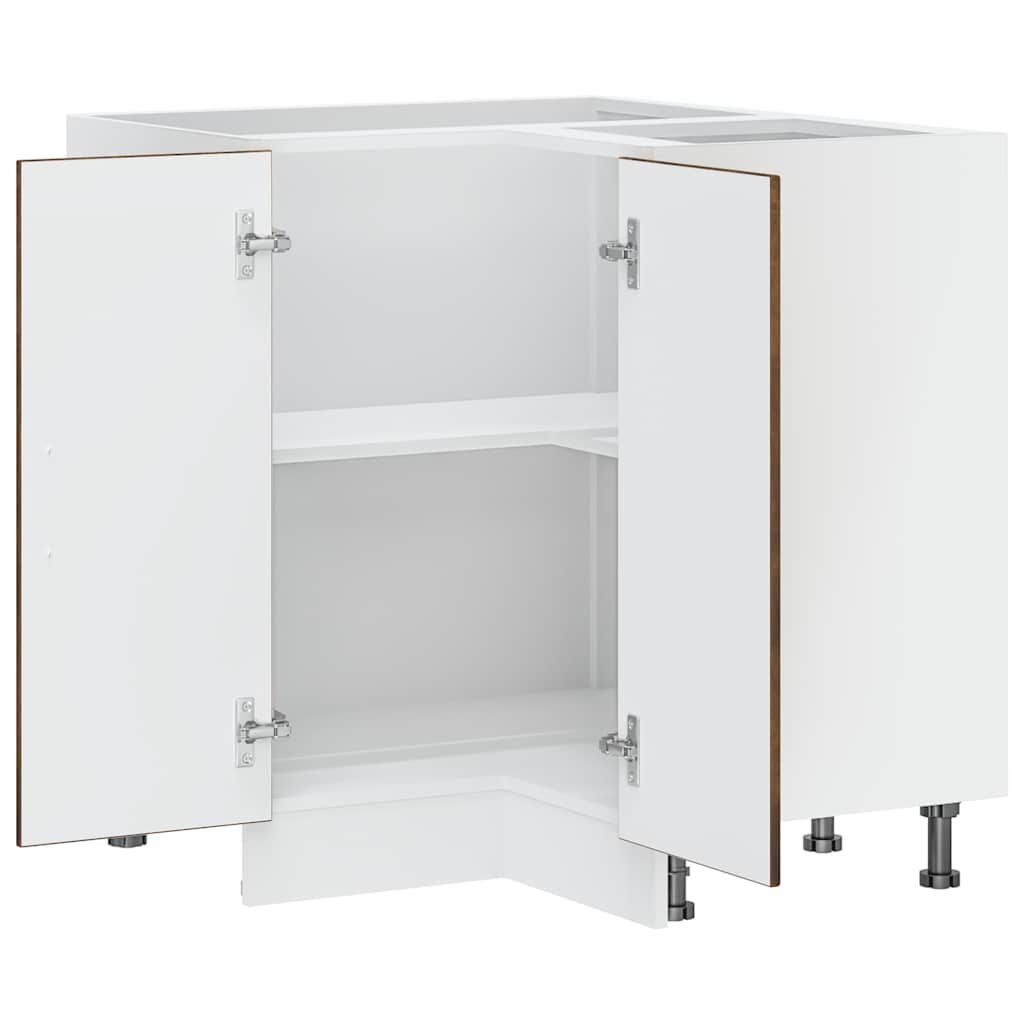 Küchen-Eckunterschrank Porto Räuchereiche Holzwerkstoff